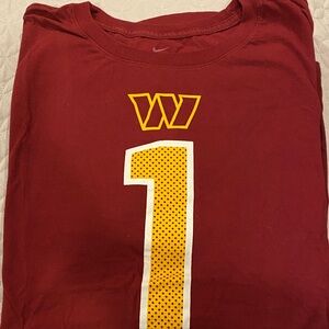 Nike Maroon and Gold Short Sleeve Tee